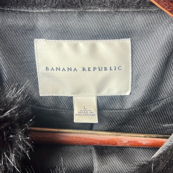 Banana Republic Faux Fur Jacket Size Large - Picture 5 of 8